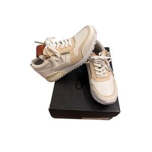 SNKR Project Men's Rodeo Shoe Size 8 SNKR1701 White/Cream w/Box